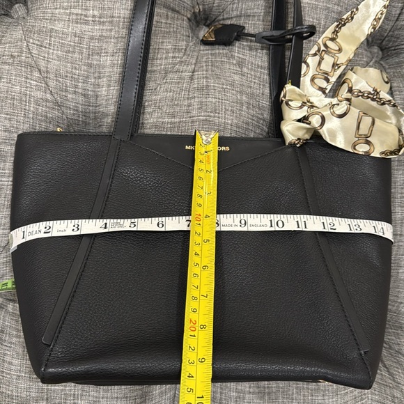 Michael Kors Whitney Black Leather Tote - Picture 15 of 15